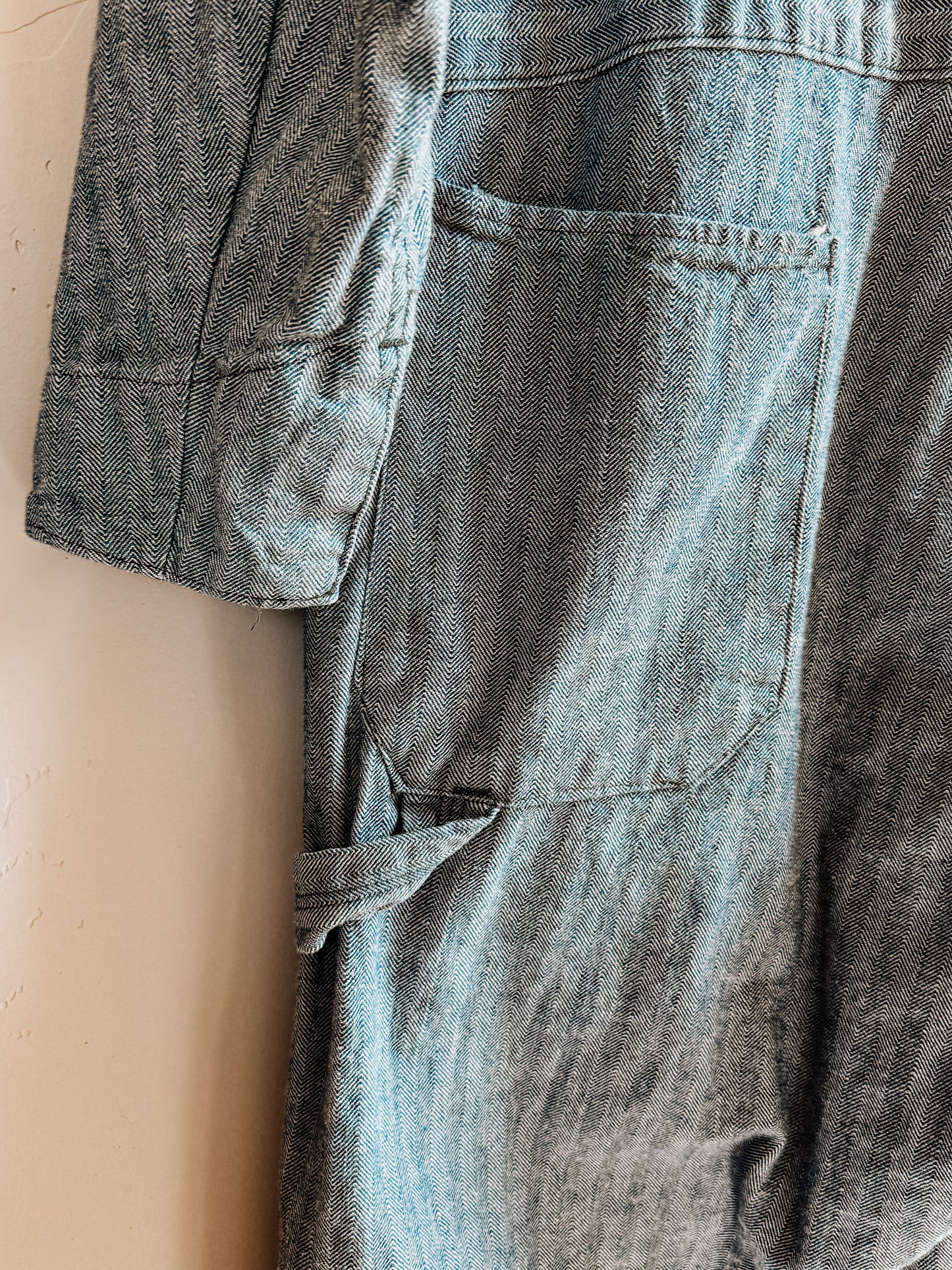 Vintage Dickies Herringbone Workwear Jumpsuit/Coveralls