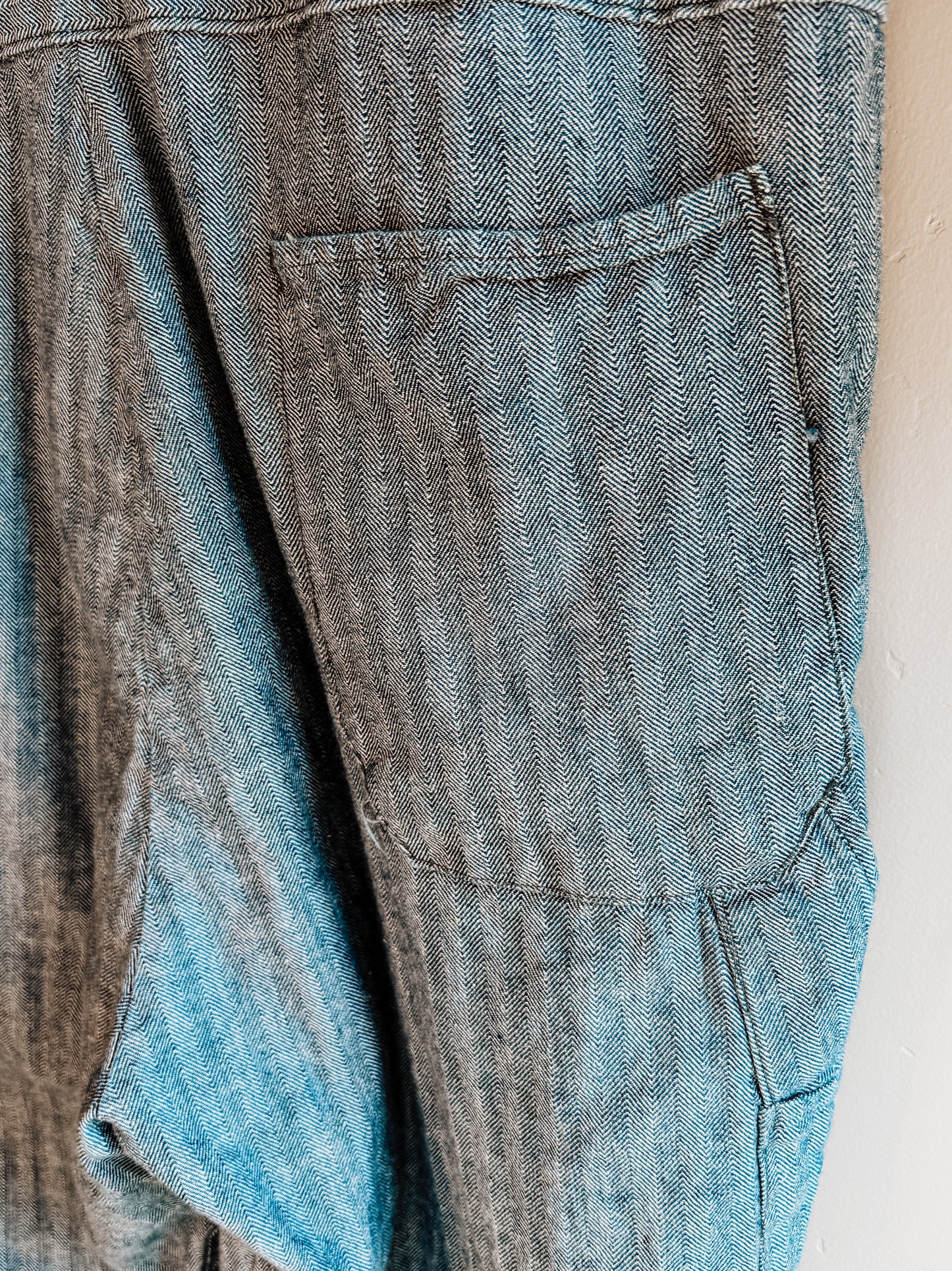 Vintage Dickies Herringbone Workwear Jumpsuit/Coveralls