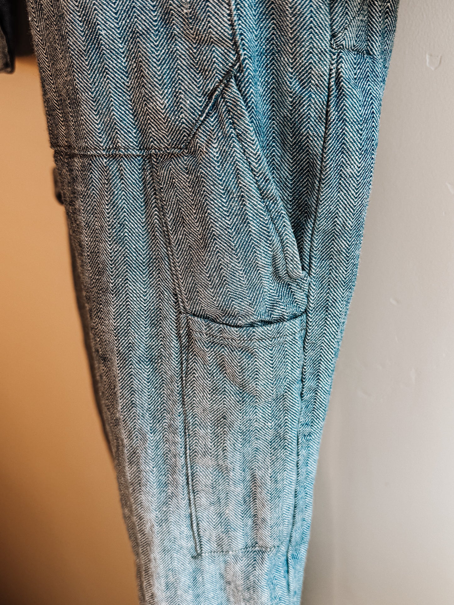 Vintage Dickies Herringbone Workwear Jumpsuit/Coveralls