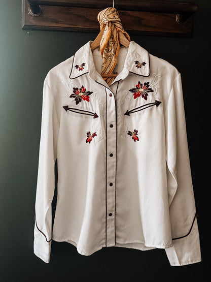 Vintage Western Embroidered Shirt