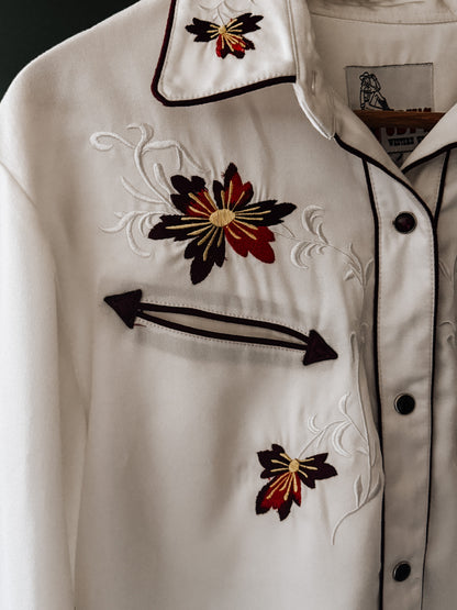 Vintage Western Embroidered Shirt