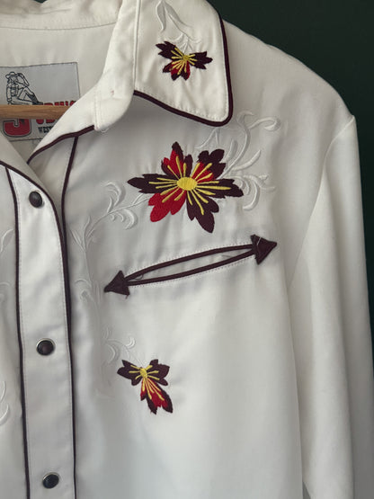 Vintage Western Embroidered Shirt