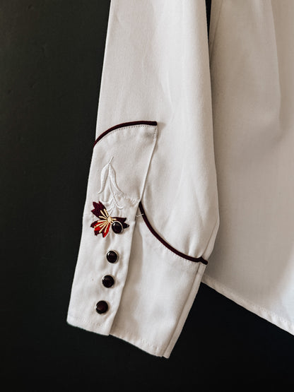 Vintage Western Embroidered Shirt