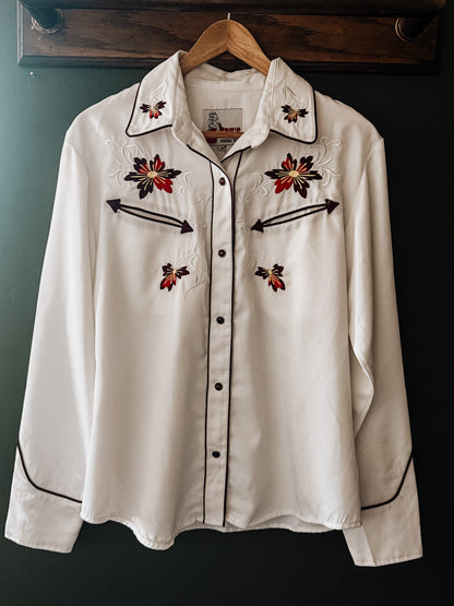 Vintage Western Embroidered Shirt