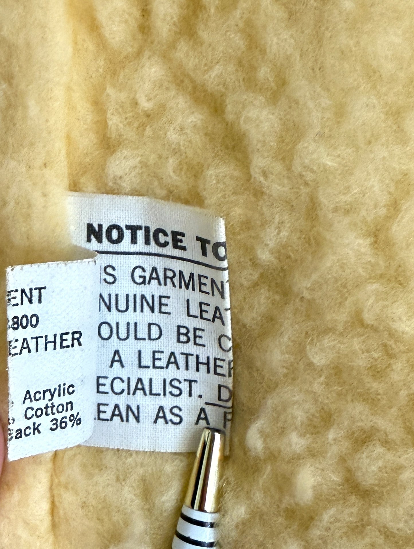 Vintage Leather Sherpa Vest
