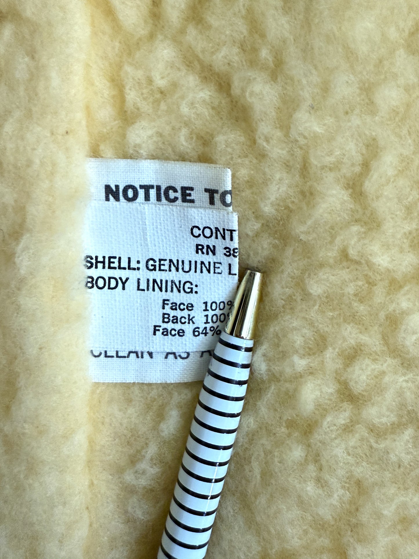 Vintage Leather Sherpa Vest