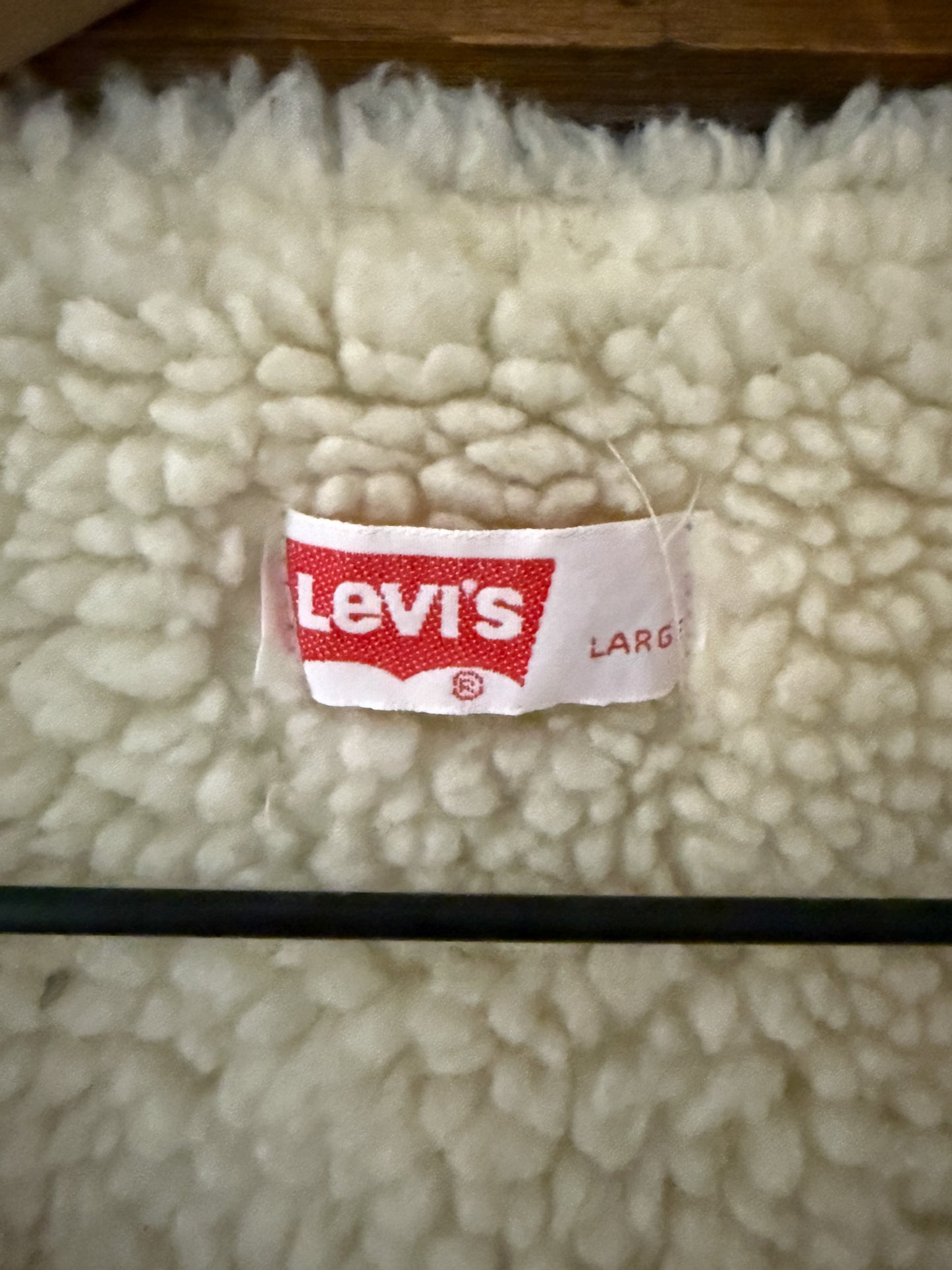 Vintage Levi’s Orange Tab Sherpa Vest Large