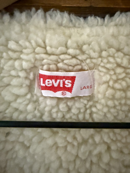 Vintage Levi’s Orange Tab Sherpa Vest Large