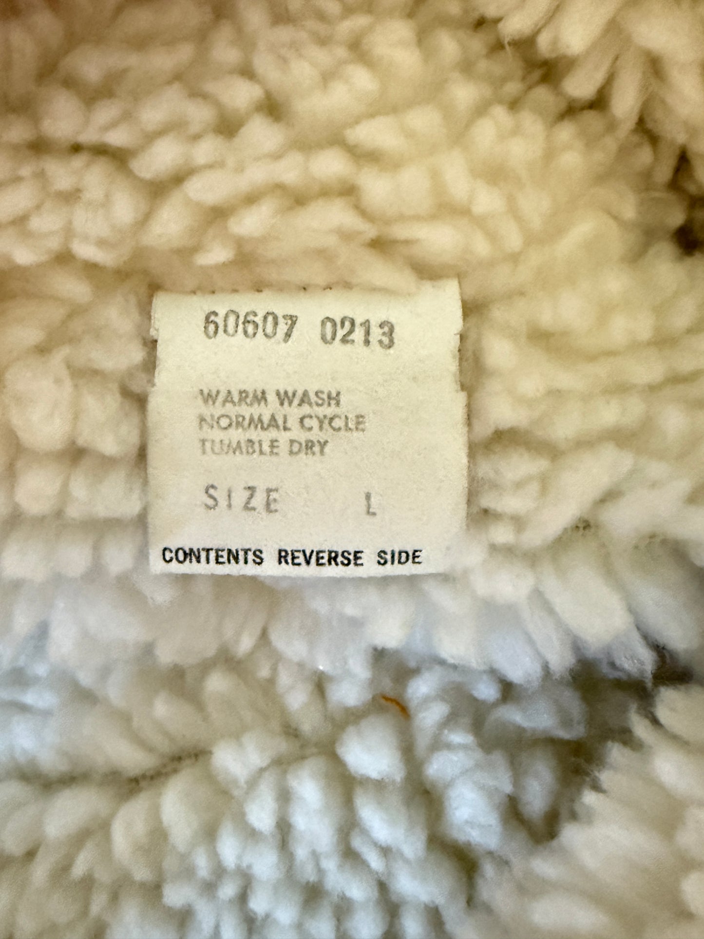 Vintage Levi’s Orange Tab Sherpa Vest Large