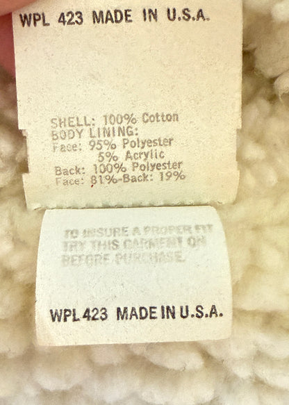 Vintage Levi’s Orange Tab Sherpa Vest Large