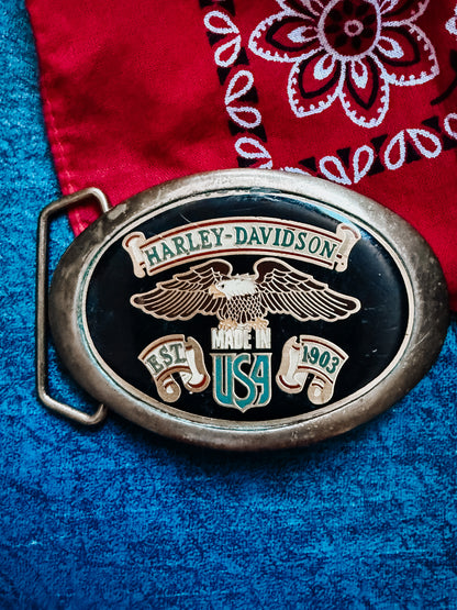 1983 Harley-Davidson Brass Belt Buckle