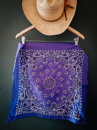 Vintage Hav-A-Hank Purple Bandana  - 002