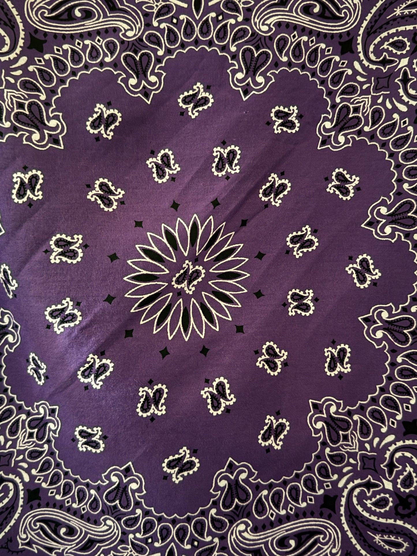 Vintage Hav-A-Hank Purple Bandana  - 002