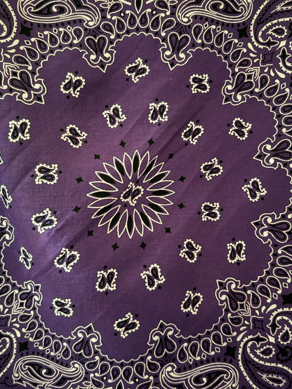 Vintage Hav-A-Hank Purple Bandana  - 002