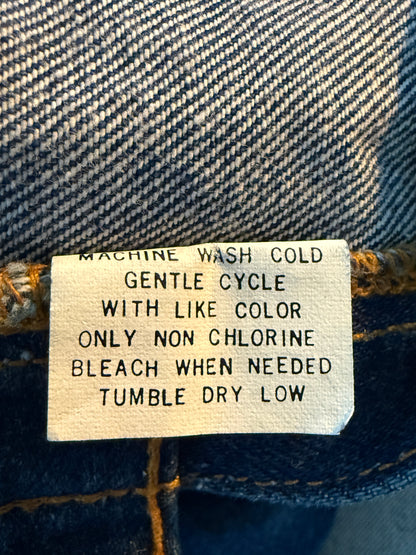 Vintage Denim Tote – “United We Stand”