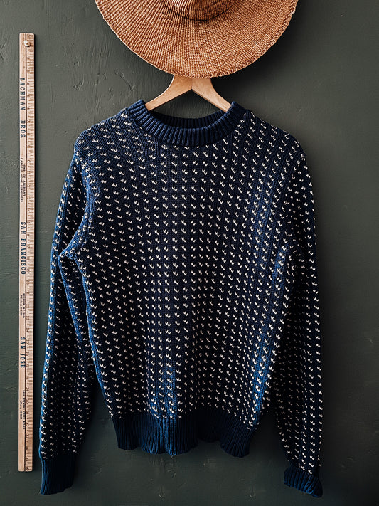 Vintage Nautical Knit Sweater