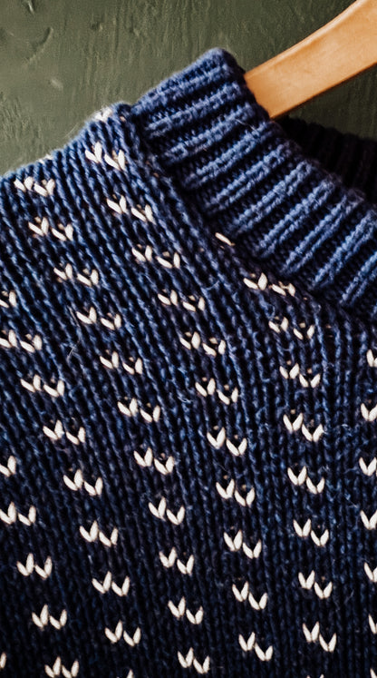 Vintage Nautical Knit Sweater