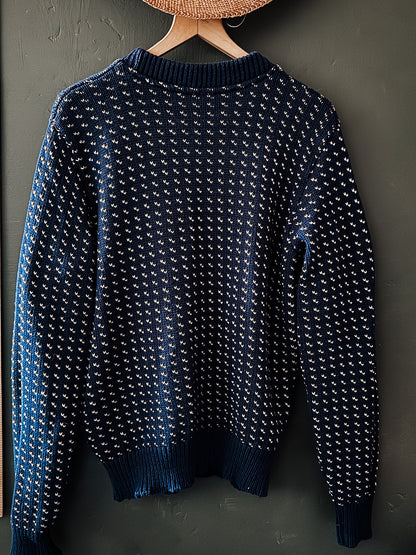 Vintage Nautical Knit Sweater