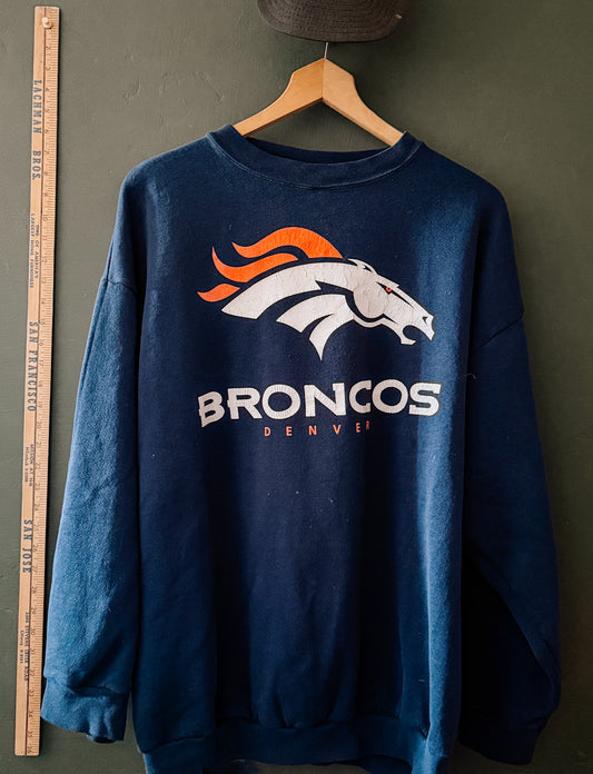 Vintage Denver Broncos Crewneck Sweatshirt