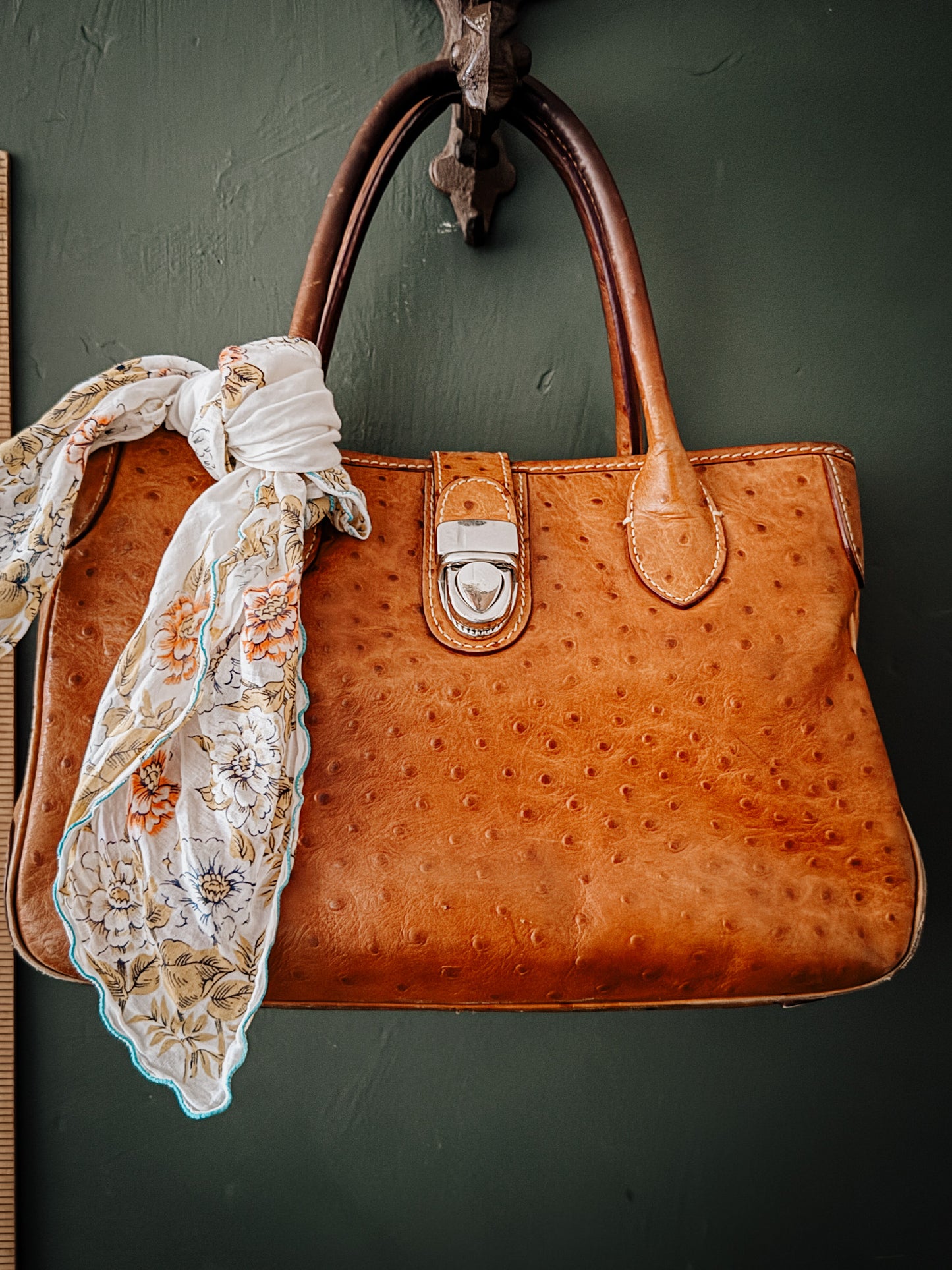 Vintage Dooney & Bourke Ostrich Purse