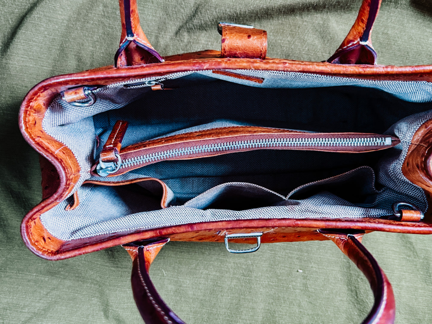 Vintage Dooney & Bourke Ostrich Purse