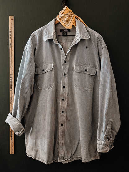 Five Brother Hickory Stripe Work Shirt