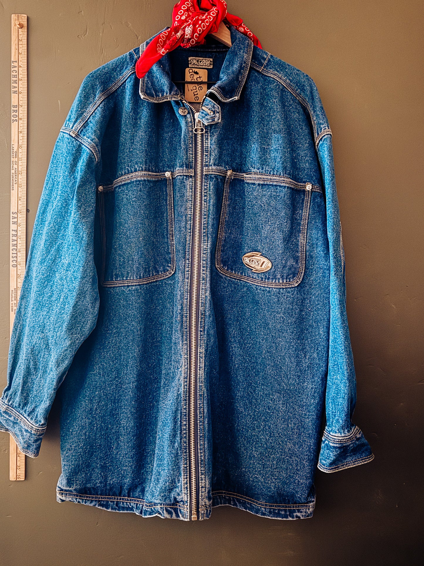 MACGEAR Denim Jacket – Oversize Workwear Skate Style