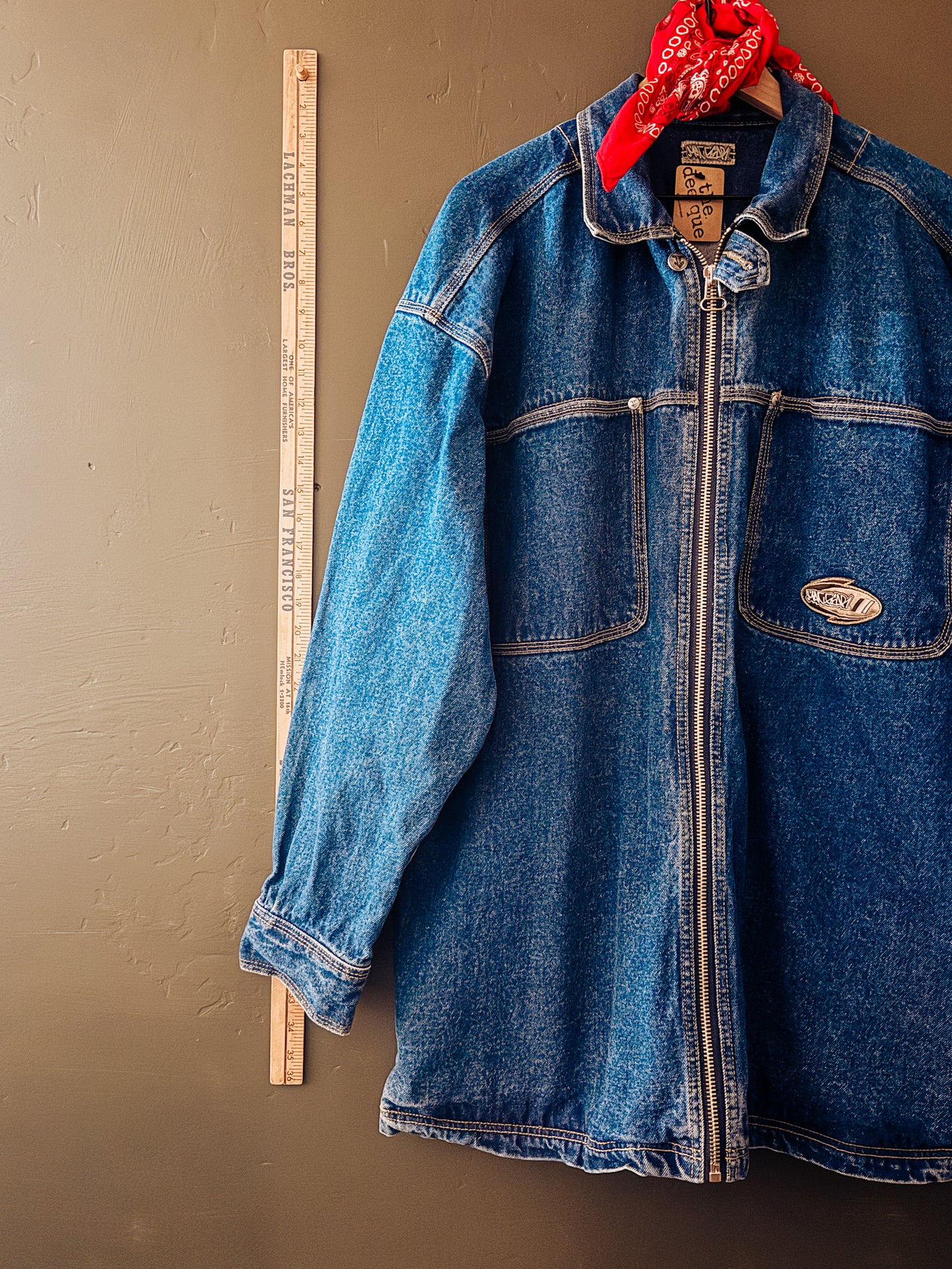 MACGEAR Denim Jacket – Oversize Workwear Skate Style