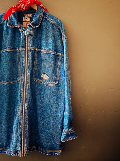 MACGEAR Denim Jacket – Oversize Workwear Skate Style