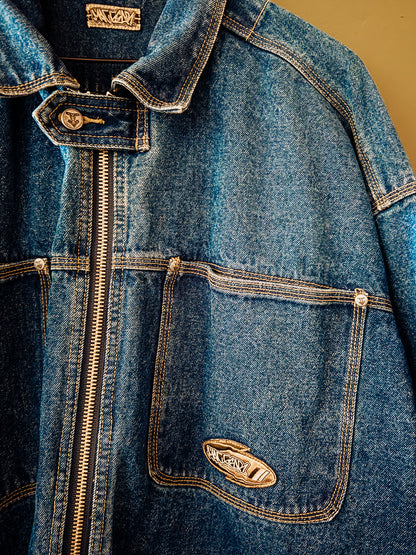 MACGEAR Denim Jacket – Oversize Workwear Skate Style