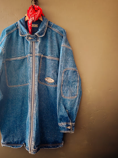 MACGEAR Denim Jacket – Oversize Workwear Skate Style