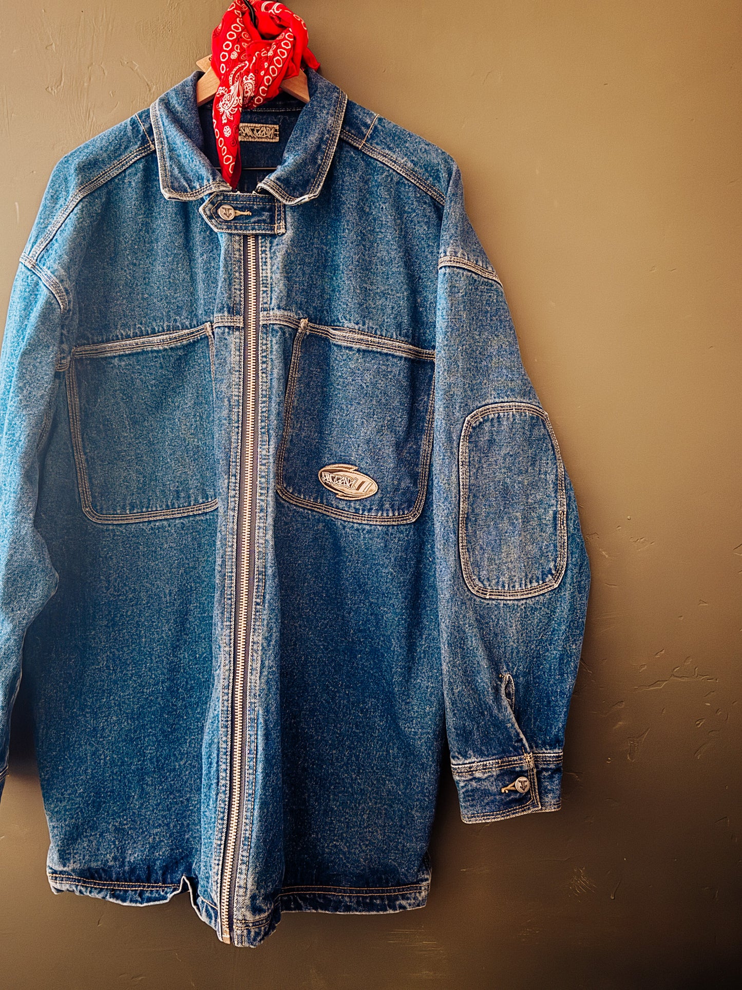 MACGEAR Denim Jacket – Oversize Workwear Skate Style