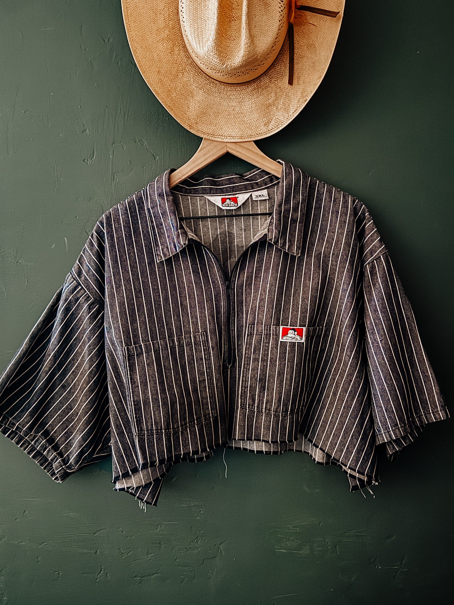 Extra cropped Ben Davis Work Shirt - Vintage