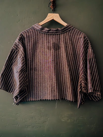 Extra cropped Ben Davis Work Shirt - Vintage