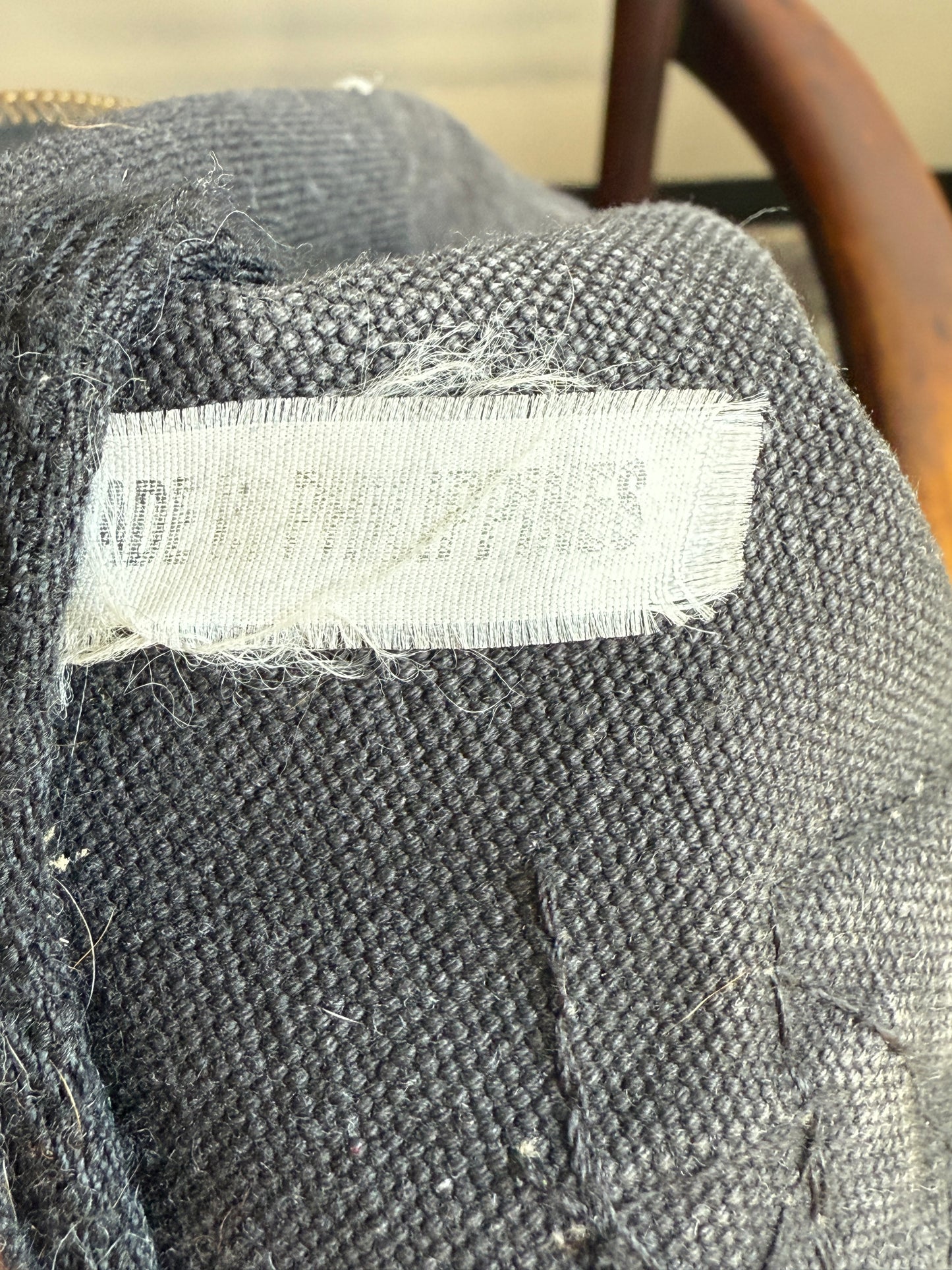 Extra Large Vintage Canvas Bag – Distressed