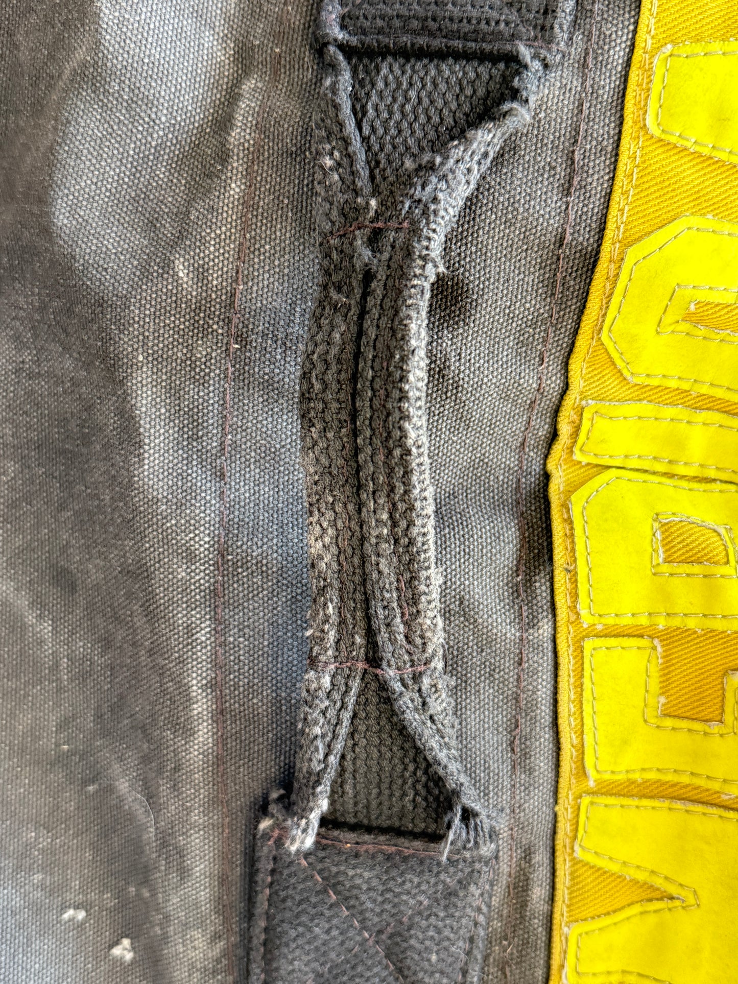 Extra Large Vintage Canvas Bag – Distressed